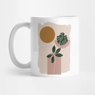 Boho Element Leaf Mug